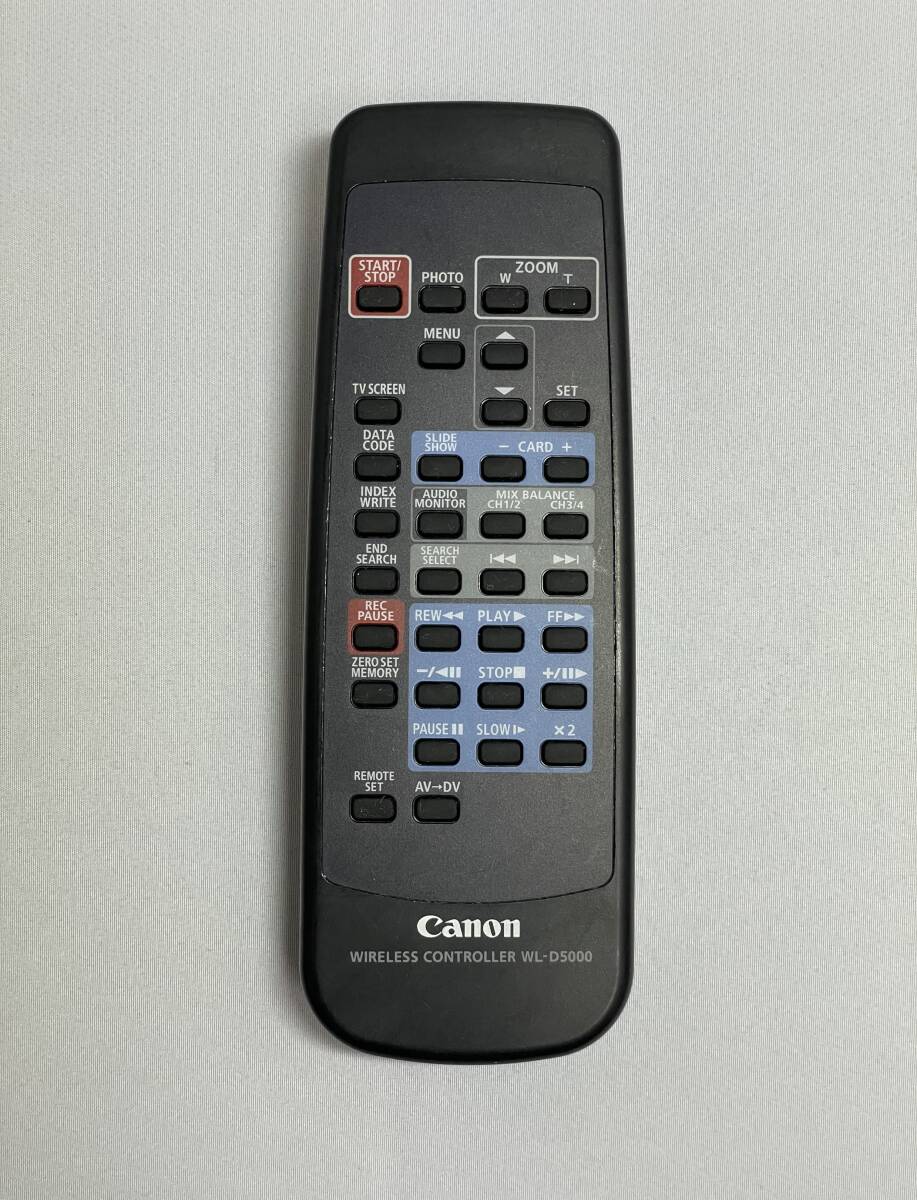 【中古・希少/動作確認済】★Canon/キャノン:AV・DV用リモコン(WL-D5000)★拍卖