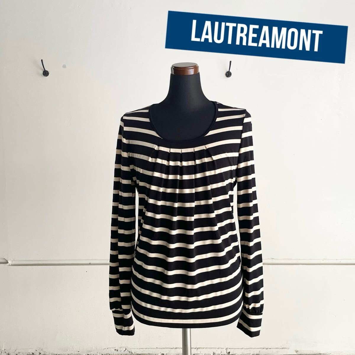 LAUTREAMONT ロートレアモン ボーダー長袖カットソー C拍卖