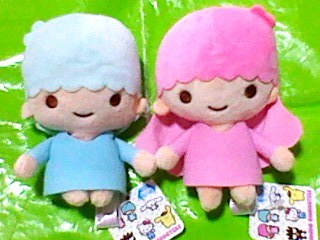 サンリオキャラクターズ ペレッツドール リトルツインスターズ キキ ララ 14cmぬいぐるみ ペレット拍卖