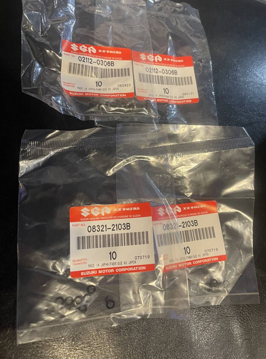 SJ10 08321-2103B ロツクワツシヤ×18 スズキ純正部品 スクリュー×18 [021120306B000 新品未使用 セット 009拍卖