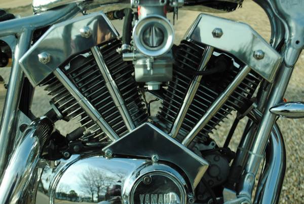 ビラーゴ250用ステンレス製ダミープッシュロッドカバーKIT日本製virago250用ステンレス製プッシュロッドカバー ボルトオンで取付簡単です!拍卖