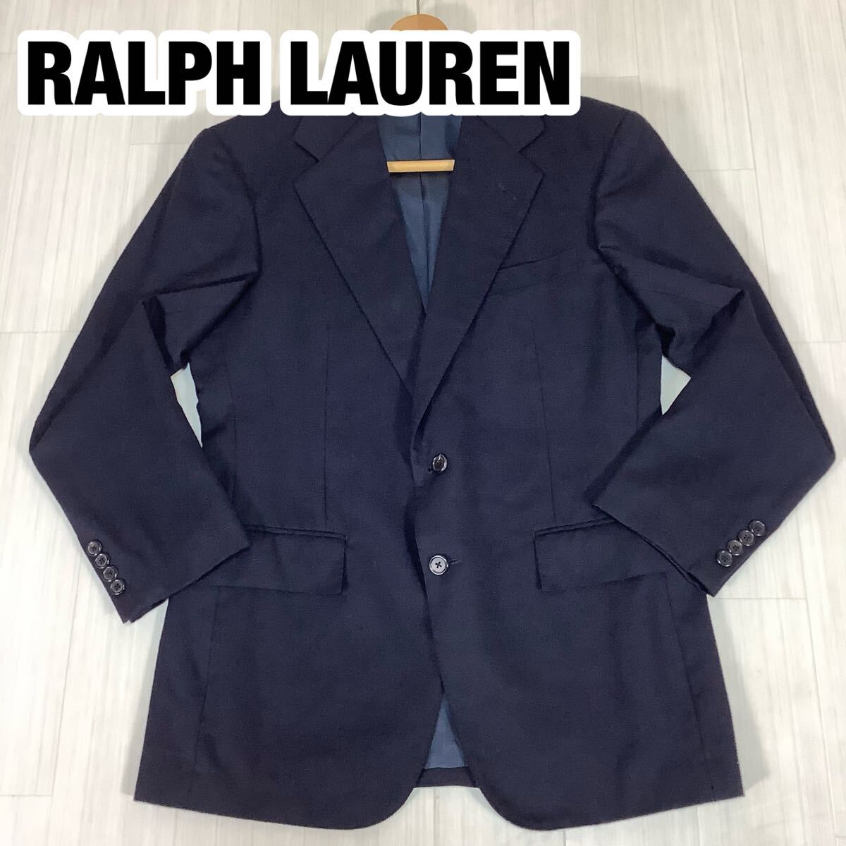POLO BY RALPH LAUREN ポロバイラルフローレン 紺ブレ テーラードジャケット シングルブレザー 92A5 センターベント ネイビー 濃紺拍卖