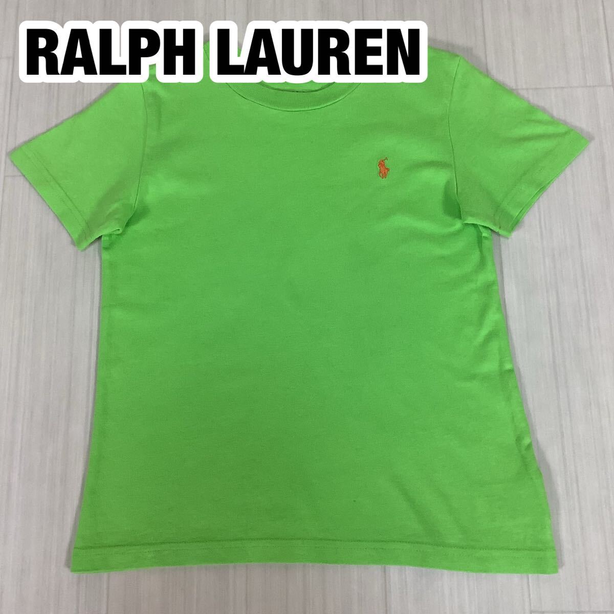 POLO RALPH LAUREN ポロ ラルフローレン 半袖Tシャツ キッズサイズ 5 ライトグリーン 刺繍ポニー拍卖