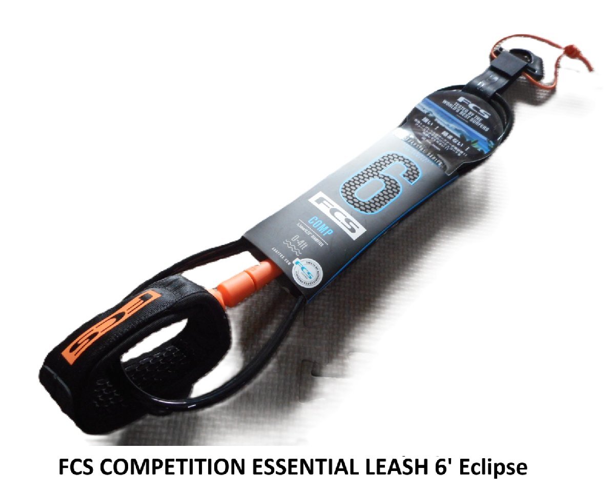 送料無料(一部除く)▲FCS COMP Leash 6ft Eclipse (新品)リーシュコード拍卖