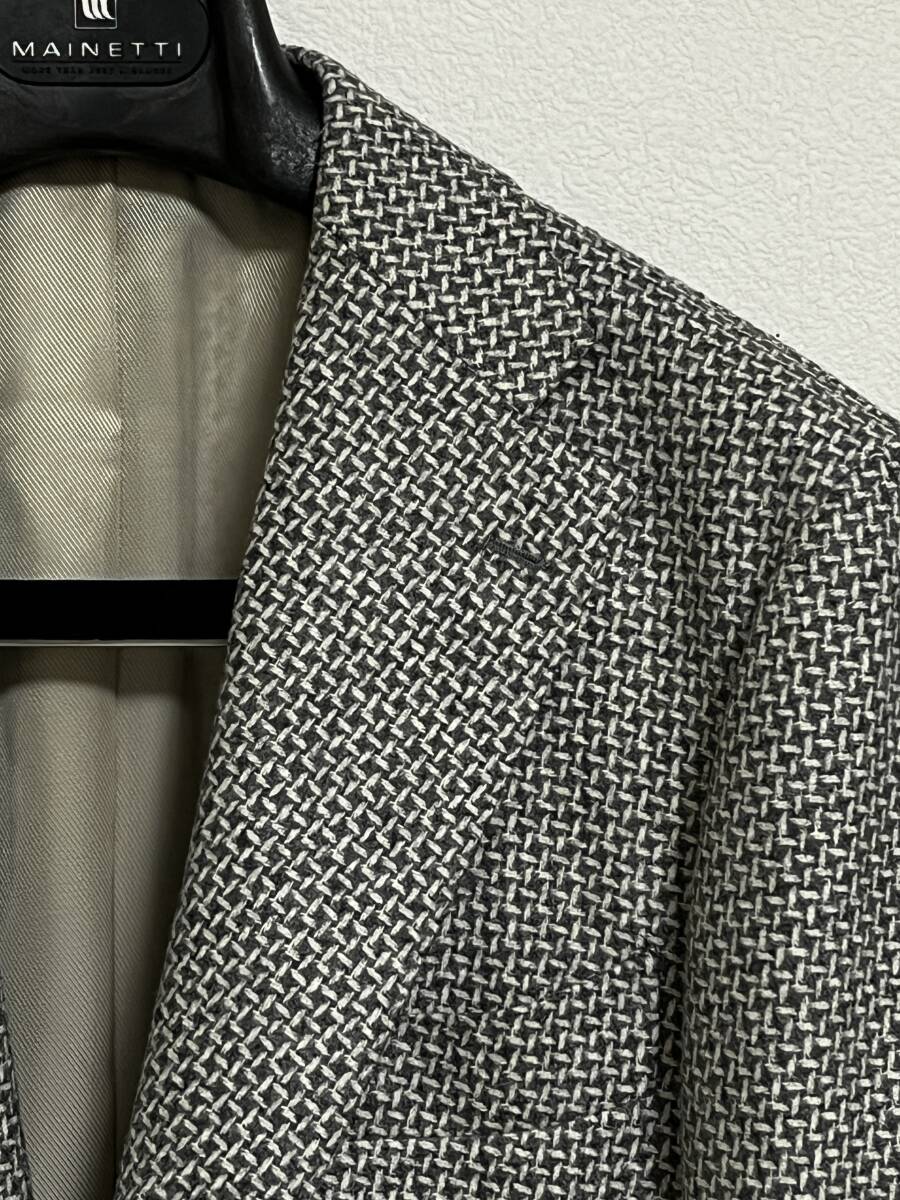 Brilla per il gusto ブリッラペルイルグスト フランネル グレー ジャケット 4648 秋冬物 袖ボタン未処理 BEAMS ビームス最高峰レーベル拍卖