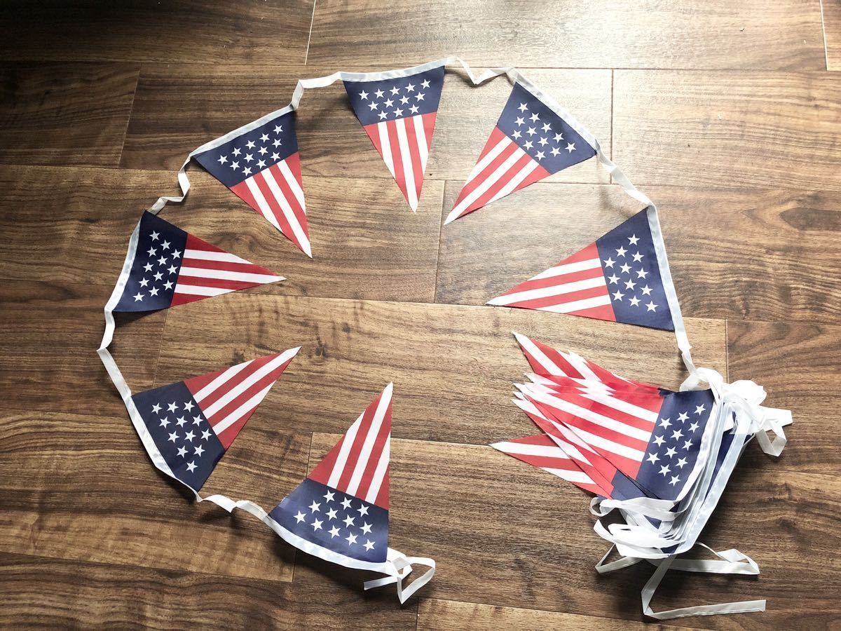 三角フラッグ 看板 USA アメリカ 星条旗 空冷VW 空冷ビートル 旧車 インパラ ハイドロ ムーンアイズ アメリカングラフィティ スナップオン拍卖