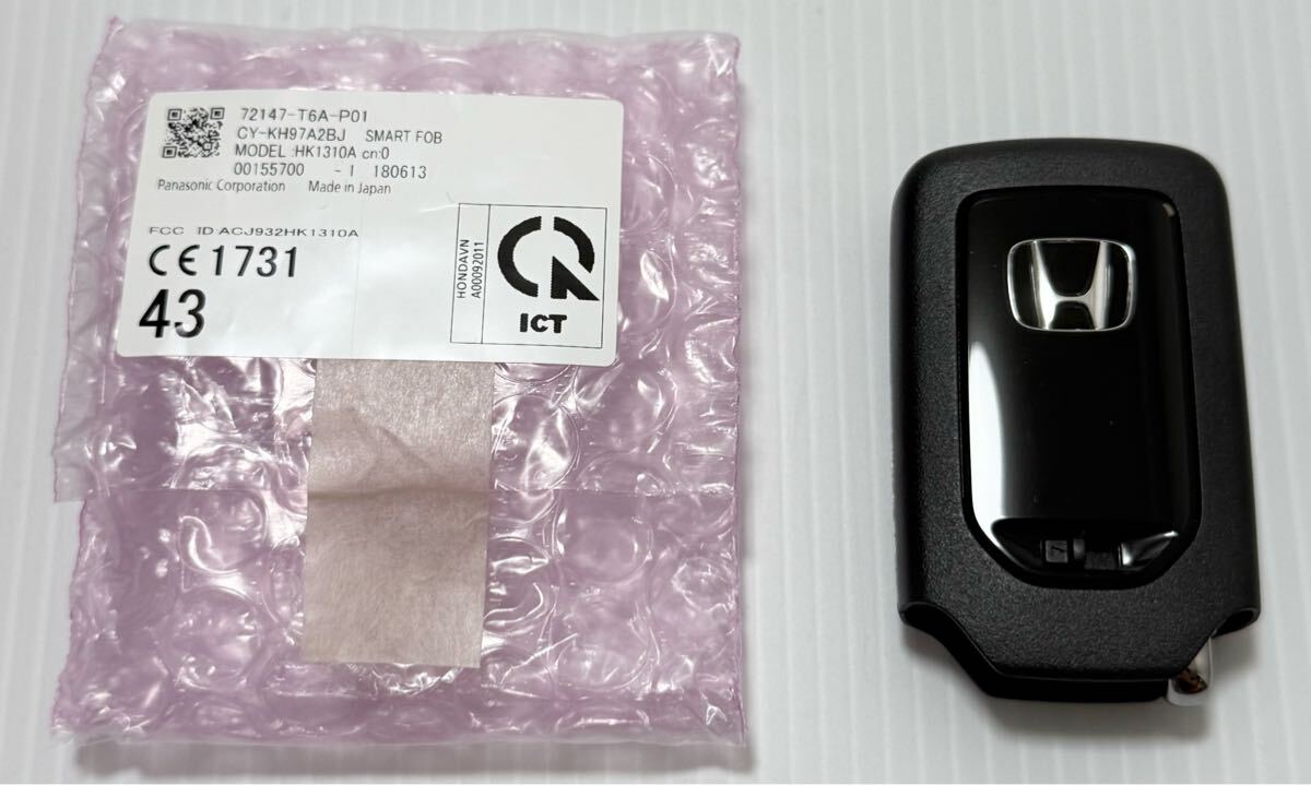 新品未使用 純正 HONDAホンダ スマートキー3ボタン キーレス リモコン T6A-P01 CY-KH97A2BJ拍卖