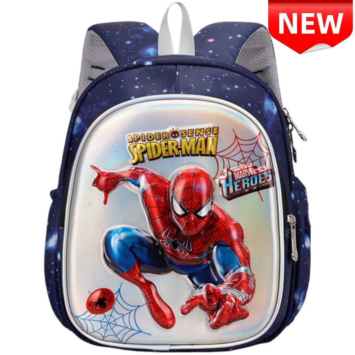 【新品】スパイダーマン リュック 子供用 25cm×30cm 軽量 ヒーローズ キッズバッグ 男の子 幼稚園 小学生 通園 通学 遠足 宇宙柄拍卖