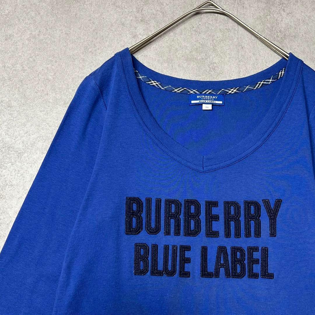 【入手困難】BURBERRY BLUE LABEL バーバリー ロゴワンピース拍卖