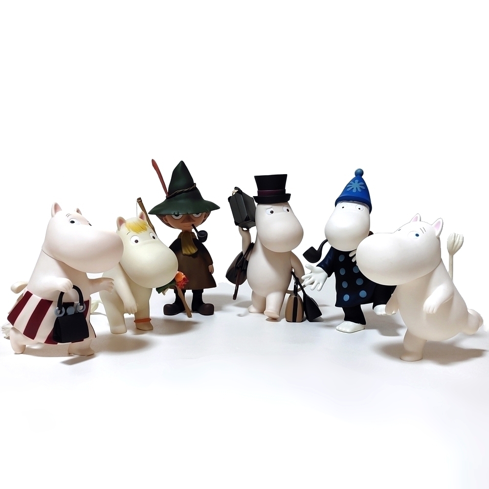 セキグチ ムーミンバレーコレクション フィギュア ムーミン スナフキン フローレン ヘムル署長 Sekiguchi Moominvalley Collection STOC拍卖