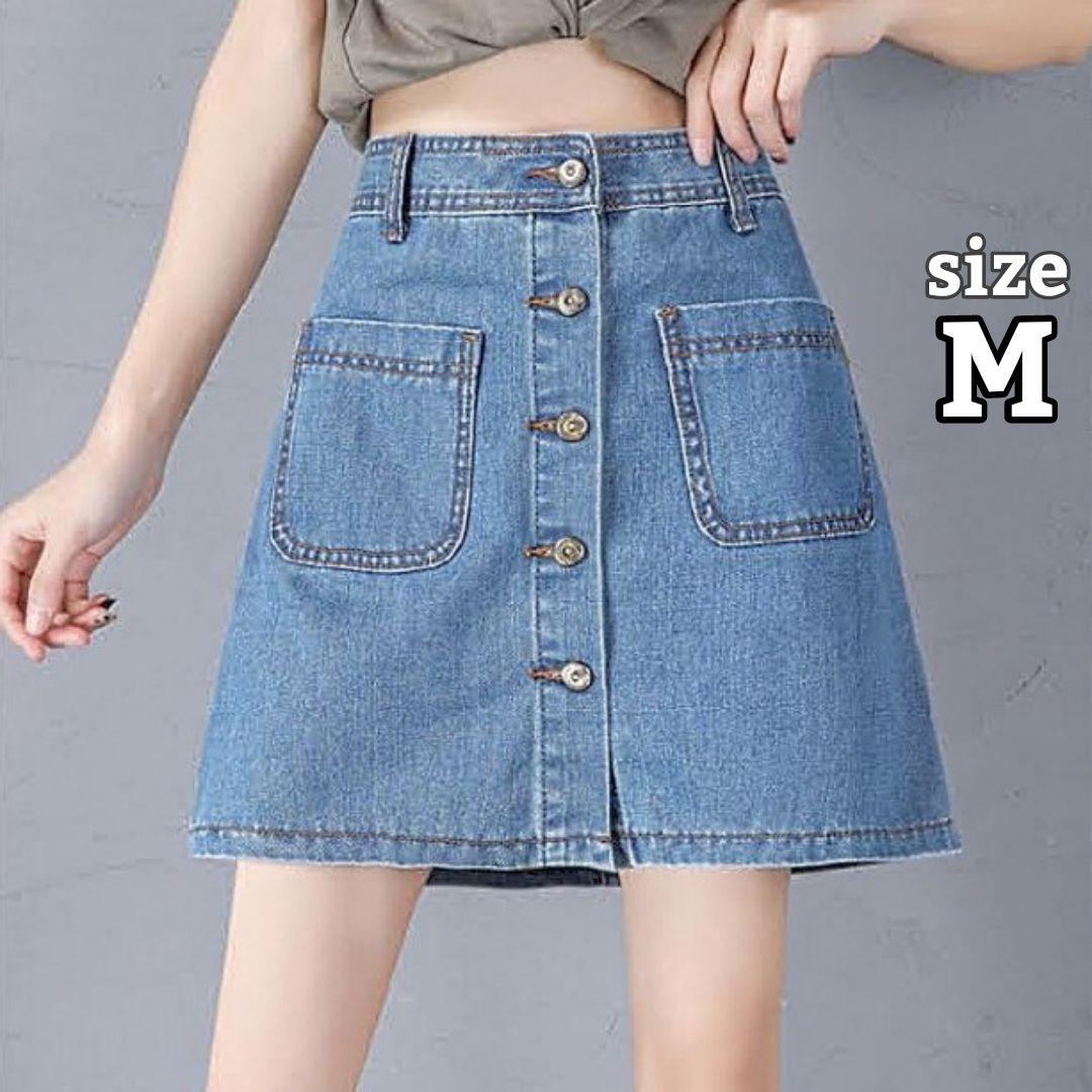 デニムミニ ミニスカート デニムスカート デニムミニスカート ミニ丈 スカート拍卖