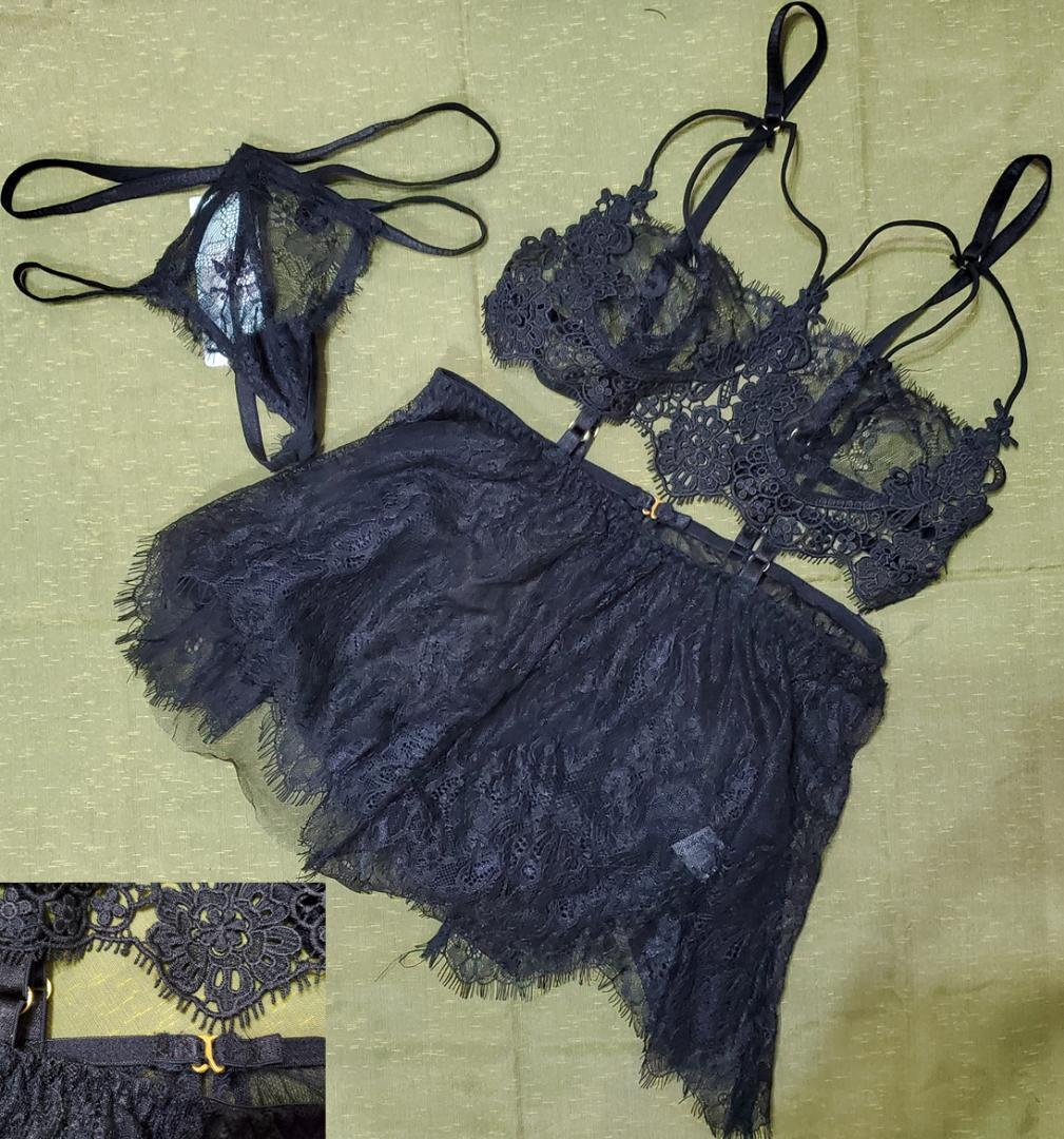 ★超素敵★シースルー ブラック ベビードール★超キュート★大人可愛い★チャーミング★Y221W拍卖