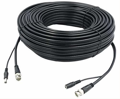 003【在庫処分・最終SALE】■即納・未使用品 防犯カメラ用同軸ケーブル20m【電源コネクタ・BNCコネクタ一体型】 ★AHDカメラ対応拍卖
