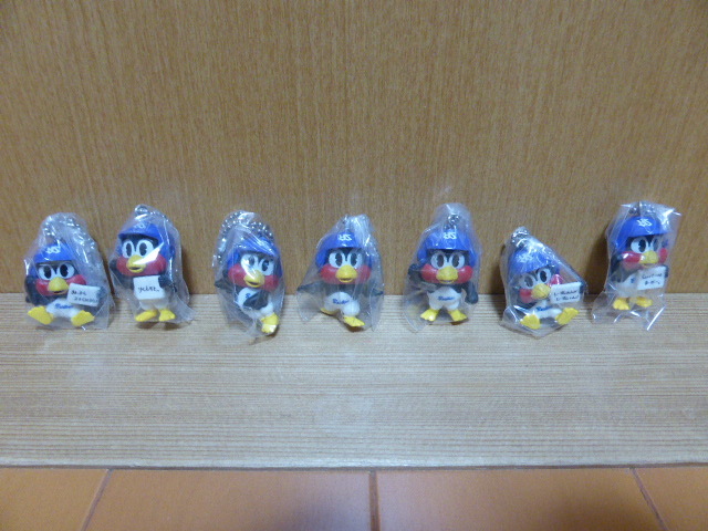 東京ヤクルトスワローズ 2024 つばくろうがいっぱいこれくしょん3 つば九郎 7点セット コンプリート 神宮球場 キーホルダー拍卖