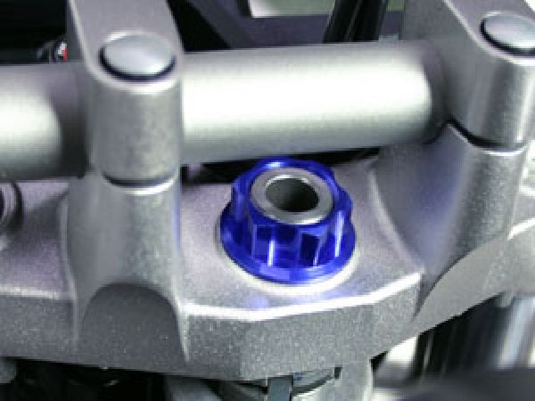 YAMAHA ヤマハ WR250F WR450F YZ125 YZ250 YZ250FX YZ450FX 他 用 ステムナット ブルー拍卖