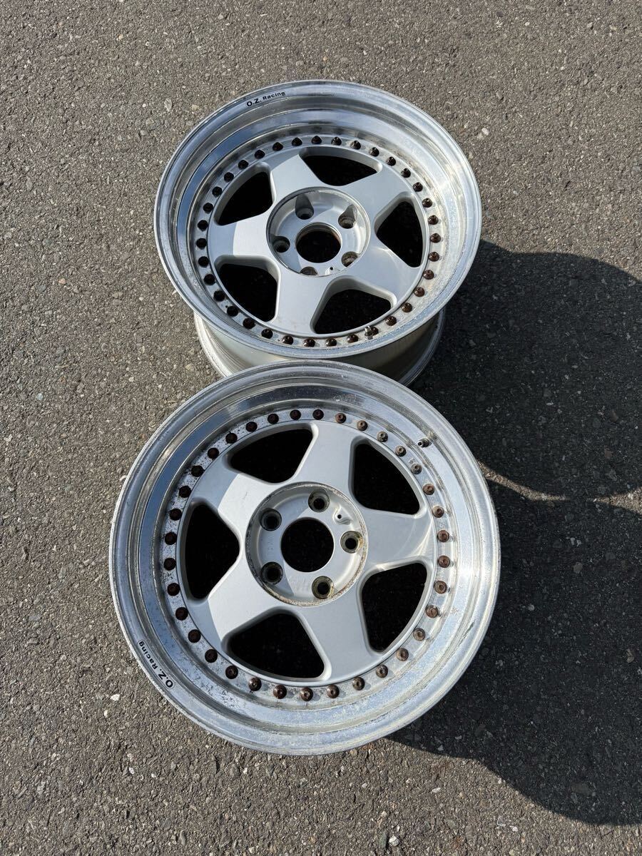 OZ RACING 17インチ 9.5J 5穴 PCD120 オフセット+21 中古アルミホイール2本 拍卖