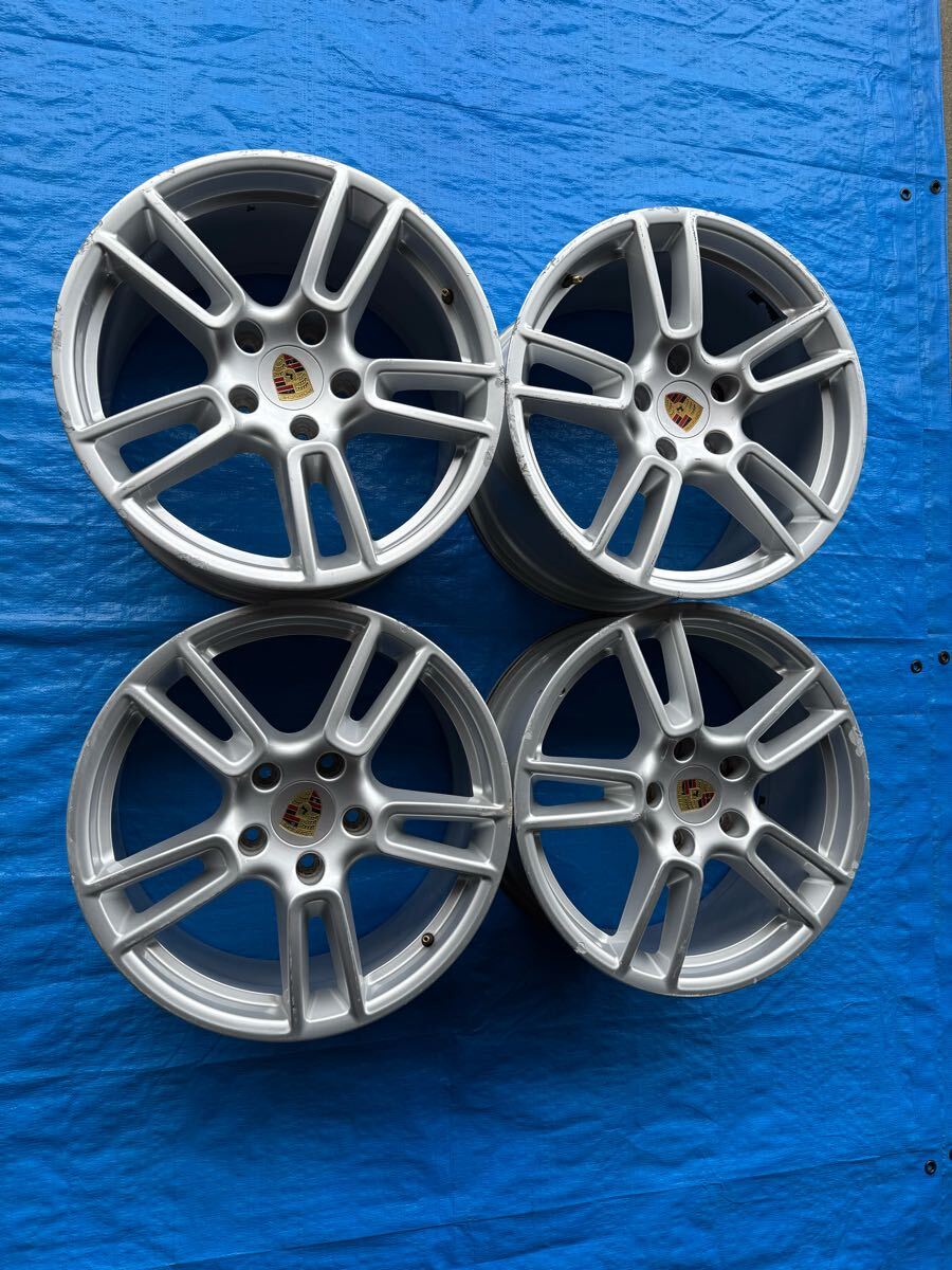 PORSCHE 19インチ 5穴PCD130 2本9Jオフセット+64 2本10.5J オフセット62 中古アルミホイール4本セットBBS 拍卖