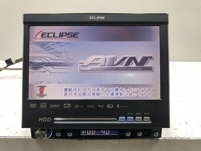 ◎ Eclipse AVN076HD HDDナビ DVD/CD/タッチパネル 1DIN インダッシュ ジャンク品 (在庫No:A40117) ◎※拍卖