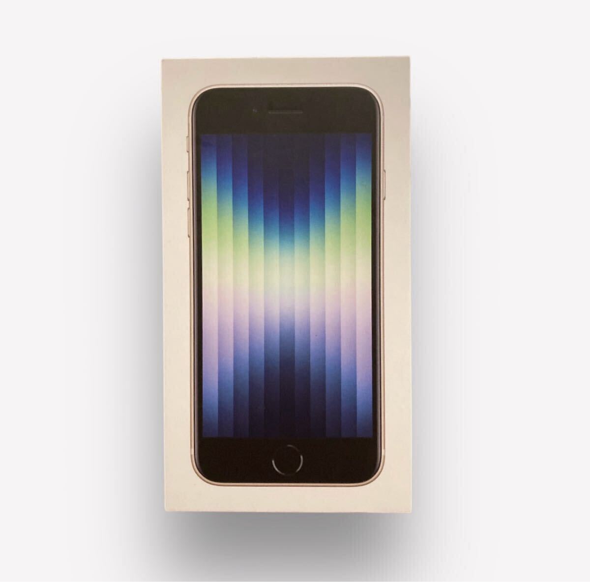 未使用 Apple iPhone SE(第3世代) 64GB SIMフリー スターライト iPhone SE3 スマホ 本体拍卖