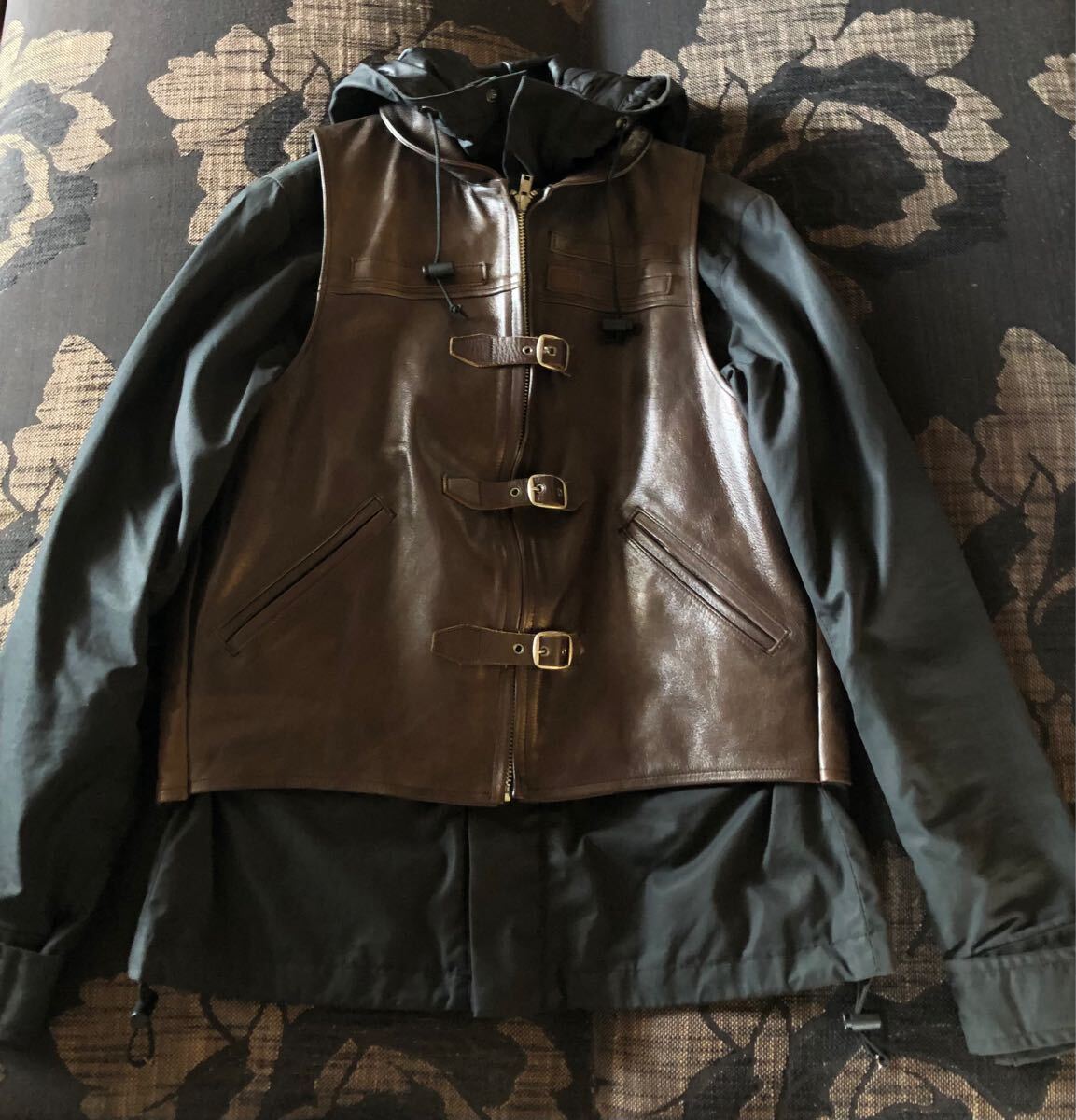 Rags MCGREGOR レザーベスト×マウンテンパーカー アウター拍卖