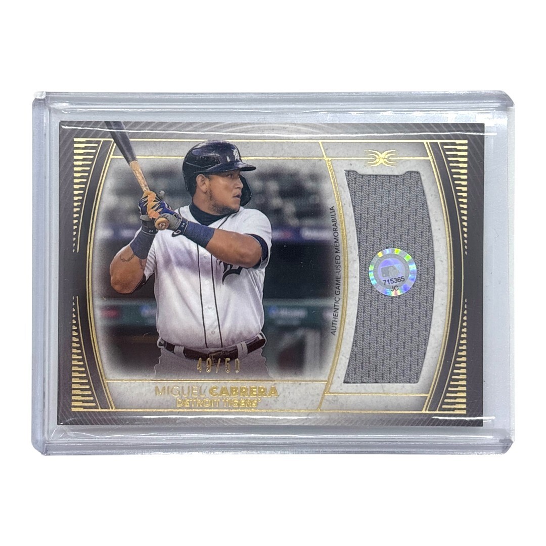 TOPPS MLBカード DEFINITIVE COLLECTION MIGUEL CABRERA DETROIT TIGERS 49/50 #DJR-MIG 中古 IT1拍卖