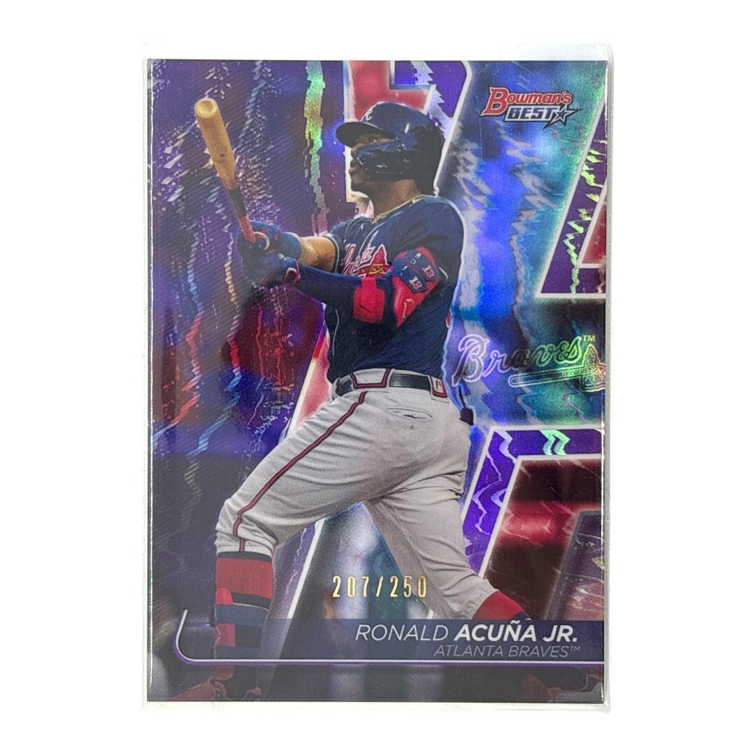 TOPPS MLBカード BOWMAN'S BEST RONALD ACUNA JR. ATLANTA BRAVES 207/250 #53 中古 IT1拍卖