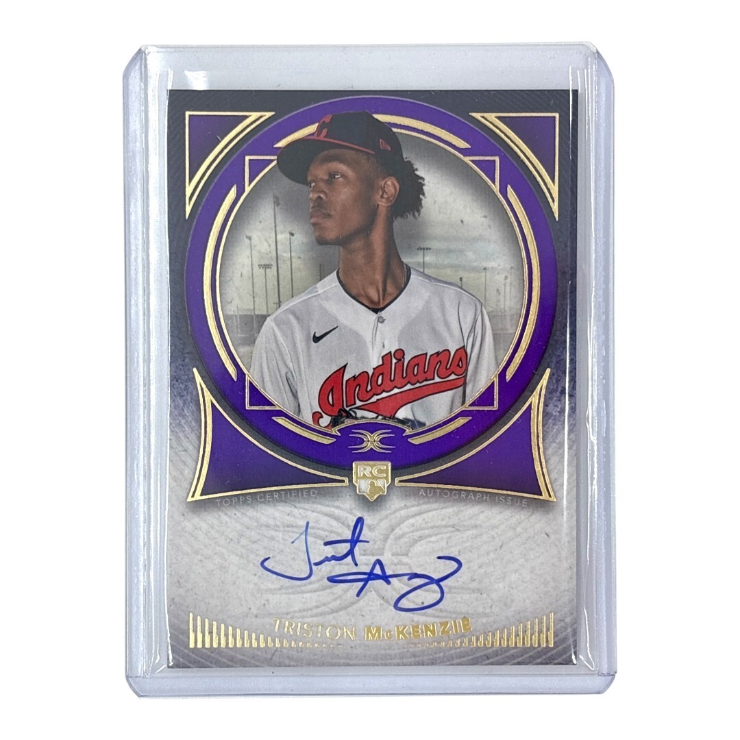 TOPPS MLBカード DEFINITIVE COLLECTION TRISTON McKENZIE CLEVELAND INDIANS 09/10 #DRA-TM1 中古 IT1拍卖