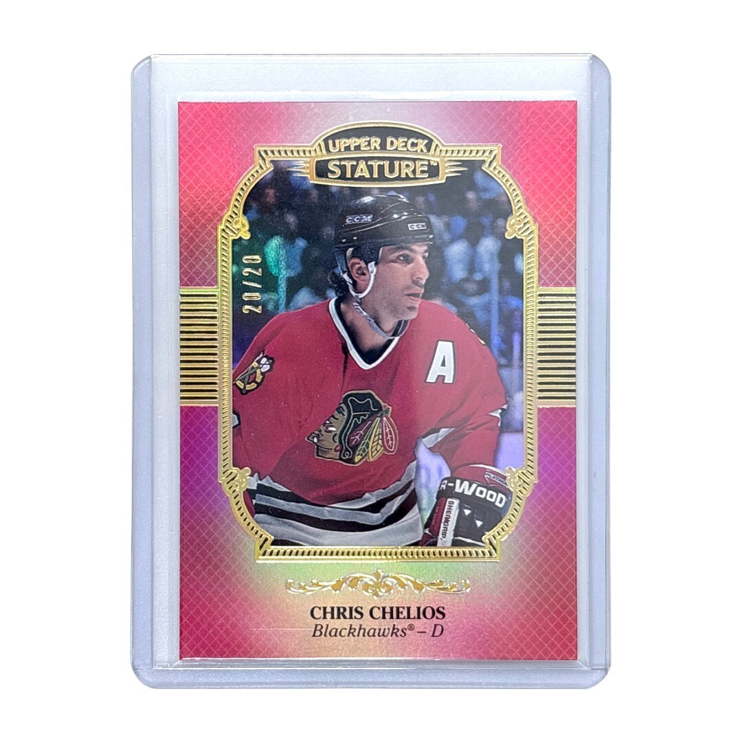 UPPER DECK NHLカード STATURE CHRIS CHELIOS BLACKHAWKS 20/20 #95 中古 IT1拍卖