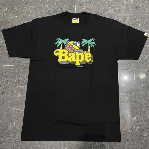 A BATHING APE 2008年 LION MILO ON BAPE TEE SIZE-M アベイシングエイプ ライオンマイロオンベイプ 半袖Tシャツ BAPE拍卖