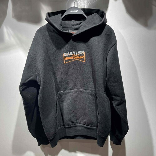 WASTED YOUTH BABYLON PULLOVER HOODIE Mサイズ ウェイステッドユース バビロン パーカー フーデッド フーディー ブラック拍卖