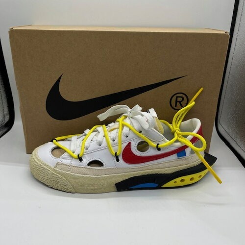 NIKE 22ss OFF-WHITE BLAZER LOW'77/OW 23cm DH7863-100 ナイキ×オフホワイト ブレザーロー スニーカー拍卖