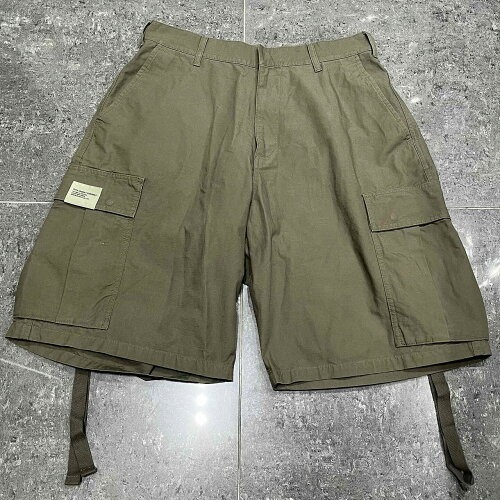 NEIGHBORHOOD 24ss WIDE CARGO SHORT PANTS SIZE-M ネイバーフッド ワイドカーゴショートパンツ 241YTNH-PTM07拍卖