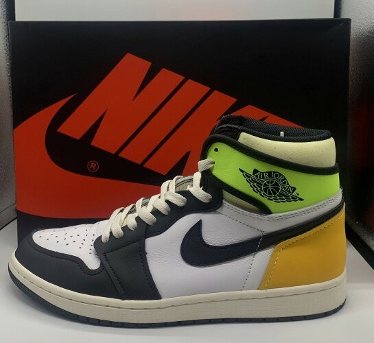 NIKE AIR JORDAN 1 RETRO HIGH OG SIZE-28.0cm 555088-118 ナイキ エアジョーダンワンレトロ VOLT ボルトスニーカー拍卖