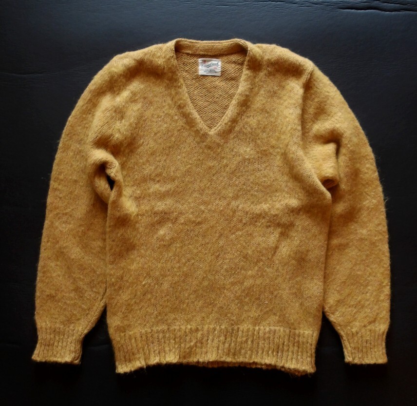 即決 60's 70's ヴィンテージ CRANBROOK モヘア ニット 毛足長 VINTAGE MOHAIR KNIT NIRVANA拍卖