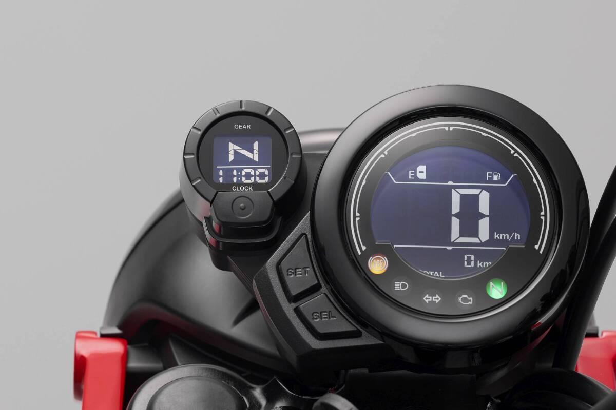 Honda ホンダ 純正 クロック&ギアポジションメーター 取付説明付 08E70-K0F-JF0 ハンターカブ CT125 2023 (JA65-10)拍卖