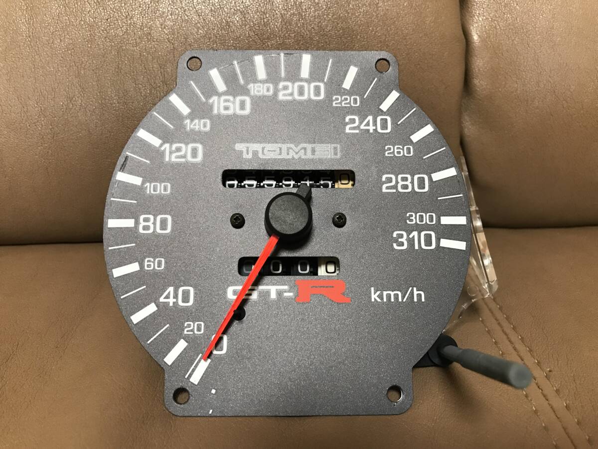 希少!!BNR32 GT-R R32 スカイライン TOMEI 東名 310km フルスケール スピードメーター 55915キロ拍卖