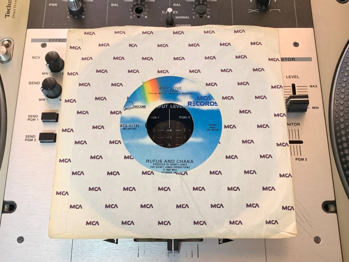 RUFUS AND CHAKA ♪ANY LOVE 7インチ 45拍卖
