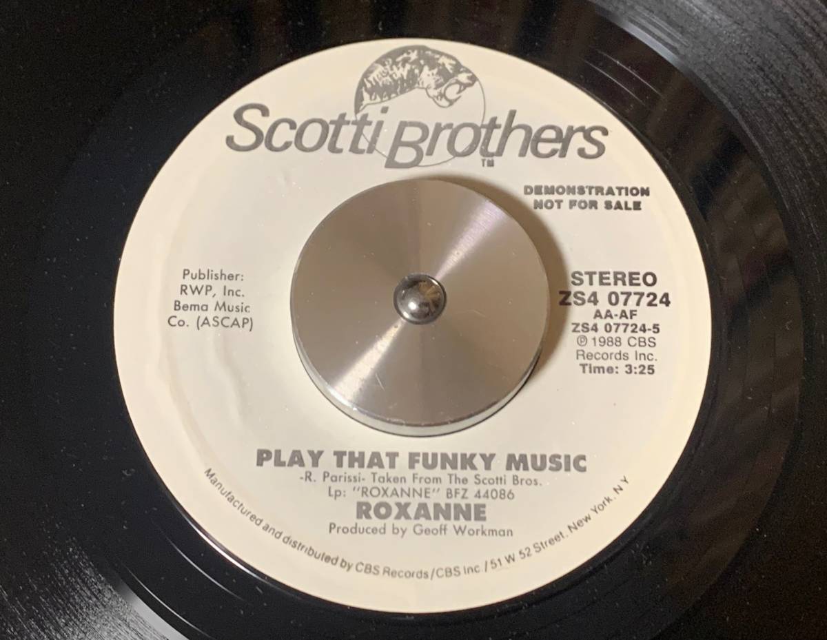 ROXANNE ♪PLAY THAT FUNKY MUSIC 7インチ 45拍卖