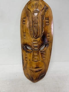 アフリカお面★ 木彫り ■20250304№418拍卖