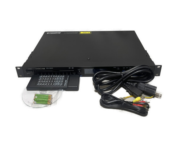 完動品 美品 TASCAM CDプレーヤー 業務用1U CD-500 貴重 レア ヴィンテージ 拍卖