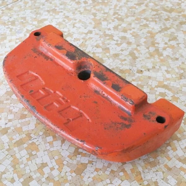 【新潟】クボタ 管理機 耕耘機 ウエイト 約10kg フロント 部品 重石 重し おもし 錘 重り おもり 耕うん パーツ 発送可能 倉庫保管 中古拍卖