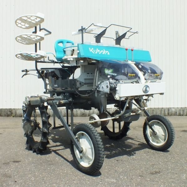 【新潟】クボタ 乗用 野菜 移植機 KP-201CRL 2条 千鳥植え 油圧 モンロー 4.2馬力 定植機 苗 植え付け レタス キャベツ ブロッコリ 中古拍卖