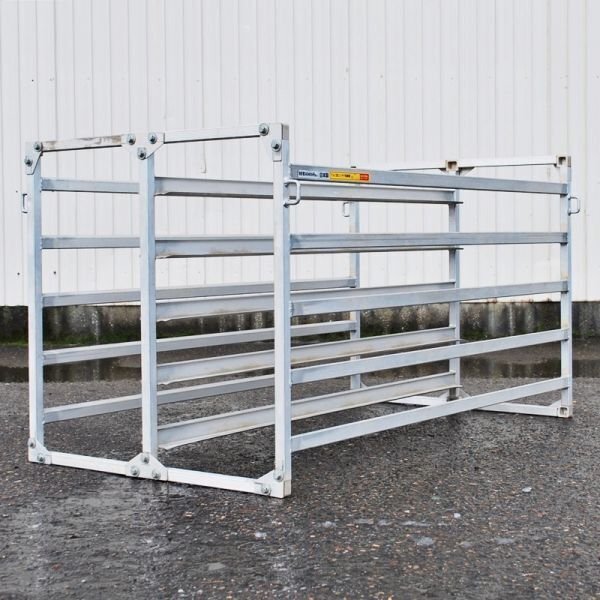 【新潟】V字式 アルミ 苗箱 運搬棚 NC-50K 約50枚 収納棚 苗棚 育苗棚 育苗箱 苗コン 苗置き 苗運び 棚 コンテナ 軽トラ 運搬 搬送 中古拍卖