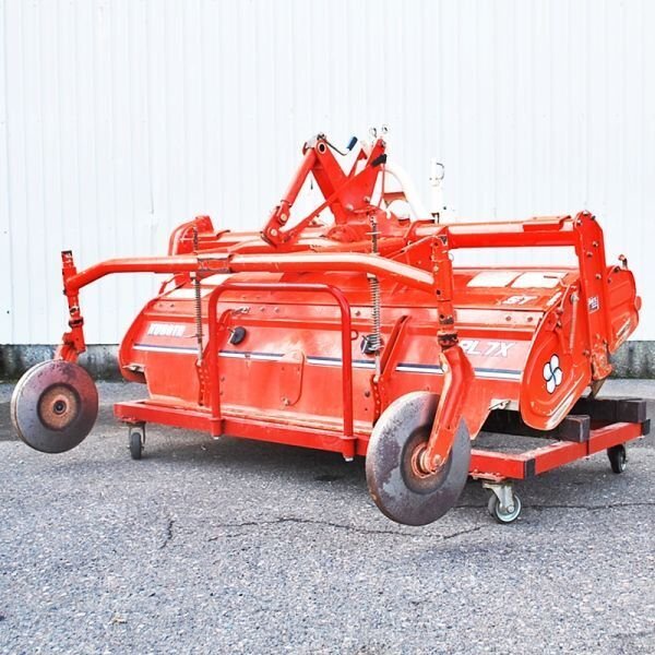 【新潟】クボタ 純正 ロータリー RL7X 作業幅170cm 木葉爪 正逆爪 正転/逆転 尾輪 耕耘 耕運 耕うん ロータリ トラクター パーツ 中古 1.7m拍卖