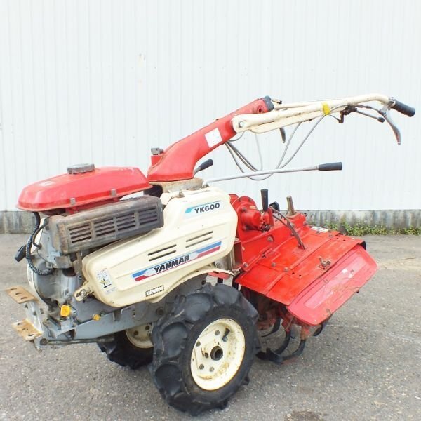 【新潟】ヤンマー 管理機/耕うん機 YK600 5馬力 作業幅45cm 中古 畝立て うね 畦 土揚げ 土寄せ 耕運 耕耘 ネギ ねぎ 畑 ハウス 倉庫保管拍卖