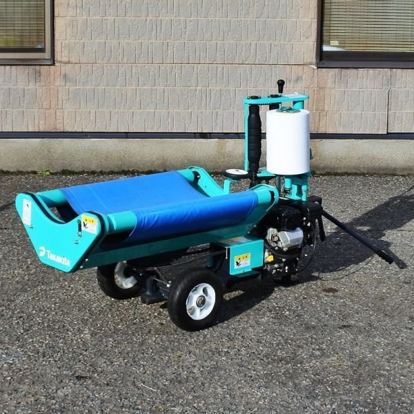 【山形】タカキタ ミニラップマシン WM-510E エンジン式 リコイル 牧草 梱包 ロール ラップ ラッピング ラッピングマシン 中古 倉庫保管拍卖