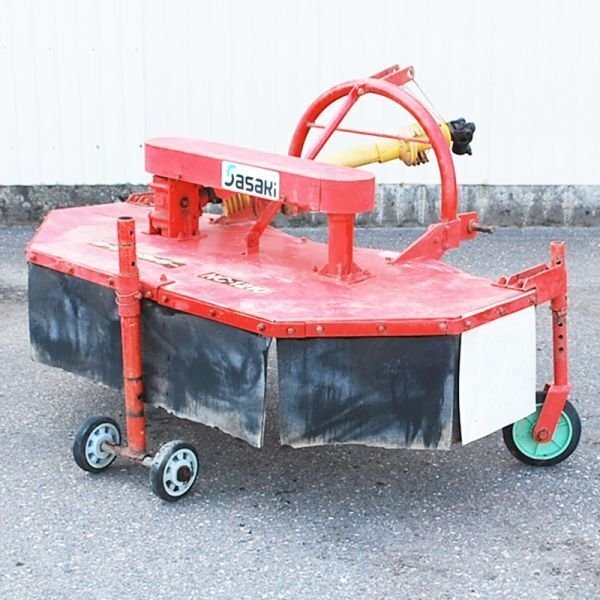 【新潟】ササキ ロータリー カッター NC-1210 ニンニク 茎葉 処理機 刈幅120cm にんにく 刈り払い ローター カッタ トラクター パーツ 中古拍卖
