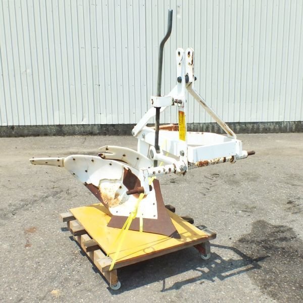 【新潟】スガノ農機 1連 プラウ 白い農機 ボトムプラウ ワンウェイプラウ 耕起 心土 改良 土壌 反転 トラクター パーツ 部品 中古 倉庫保管拍卖