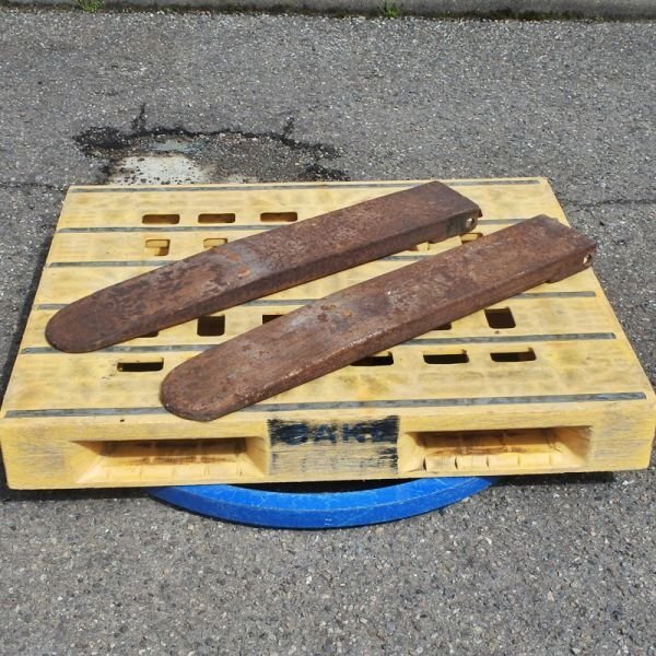 【山形】フォークリフト用フォークカバー フォークリフト ツメ カバー 鞘 延長 さや サヤ パーツ 部品 簡易清掃 東北 倉庫保管 中古拍卖