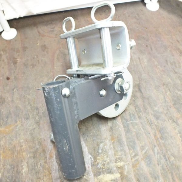 【新潟】トラクター用 培土器 取付金具 丸軸 中古 培土機 デプスビーム パーツ 部品 取付け 取り付け アタッチメント ブラケット 作業機拍卖